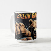 0so musculoso – Golpea tus límites cada mañana コーヒーマグカップ (正面左)