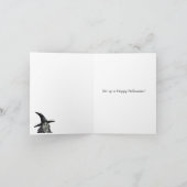 1おかしなハロウィンカード – 甘えん坊の子供 シーズンカード (内部)