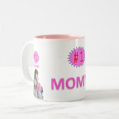 #1お母さんのマグ ツートーンマグカップ (正面左)