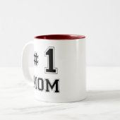 #1お母さん(第1お母さん) ツートーンマグカップ (正面左)