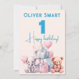 1お祝いの魔法の世界 招待状