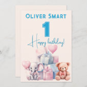 1お祝いの魔法の世界 招待状 (正面/裏面)