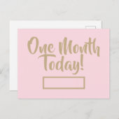 1か月の今日はがき ポストカード (正面/裏面)