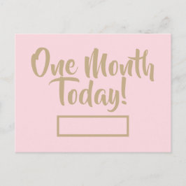 1か月の今日はがき ポストカード