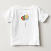 1さいのおたんじょうびおめでとう It's Fun to be ONE ベビーTシャツ (裏面)