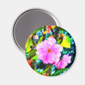 1さくらんぼ花磁石 マグネット (正面/裏面)