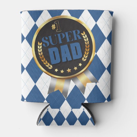 #1すごいパパ- Happy Father's Day 缶クーラー (正面)