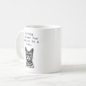 1つずつ方程式を解いて問題を解決する コーヒーマグカップ (正面左)