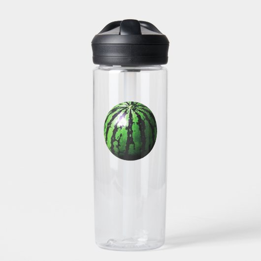 1つだけのスイカ（BGC透過） ウォーターボトル (正面)