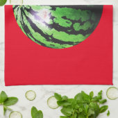 1つだけのスイカ（BGC透過） キッチンタオル (折り畳み)