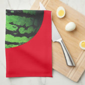 1つだけのスイカ（BGC透過） キッチンタオル (四つ折り)