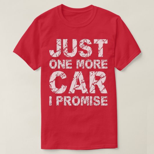 1つだけの車I約束整備士レーシングカーLo Tシャツ (デザイン正面)