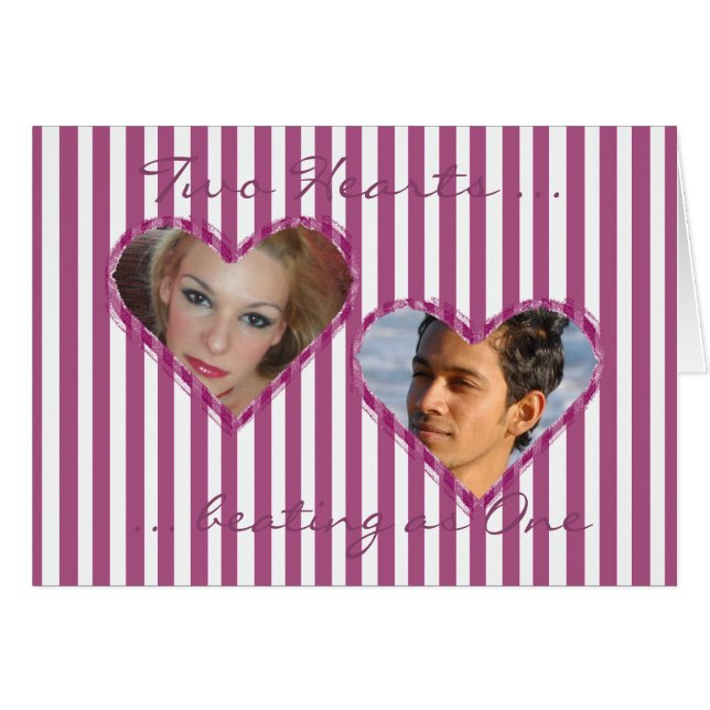 1つとして2つのハート (正面横)