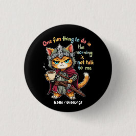 1つのおもしろいが私と話さないこと 缶バッジ