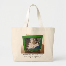 1つのためのもっと部屋が常にあります ラージトートバッグ