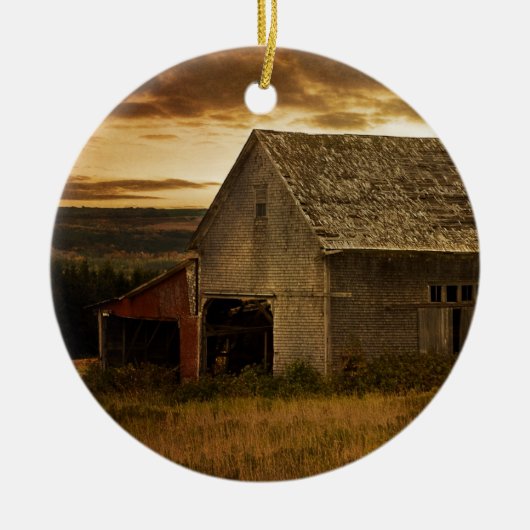 1つのより多くの日 セラミックオーナメント (正面)