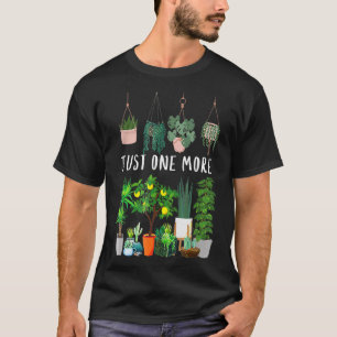1つのより多くの植物レディーママ屋内花フローラ Tシャツ