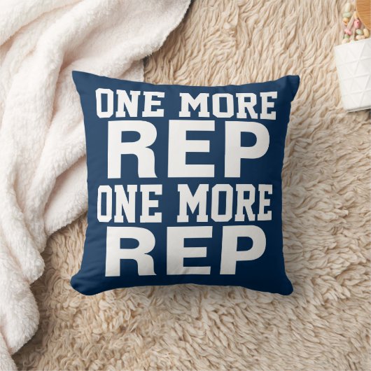 1つのより多くのRepのトレーニングの刺激 クッション (ブランケット)