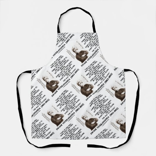 1つのアイディアを取り上げるそのアイディアあなたの生活引用文 エプロン (正面)