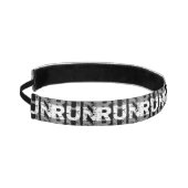 1つのアップ走バンド走白黒 アスレチックヘッドバンド (左)