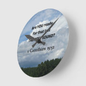 1つのイングリッシュホーン。 15:52 -歓喜! ラウンド壁時計 (傾斜)