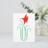 1つのエレガント花見 ポストカード (スタンド正面)