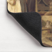 1つのガラス余りにも多く マウスパッド (コーナー)