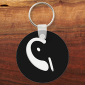 1つのキーチェーンを接地 キーホルダー (正面)