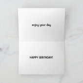 1つのクラシック誕生日から別のシステムへ カード (内部)