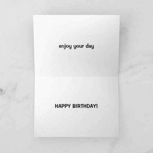 1つのクラシック誕生日から別のシステムへ カード (内部)