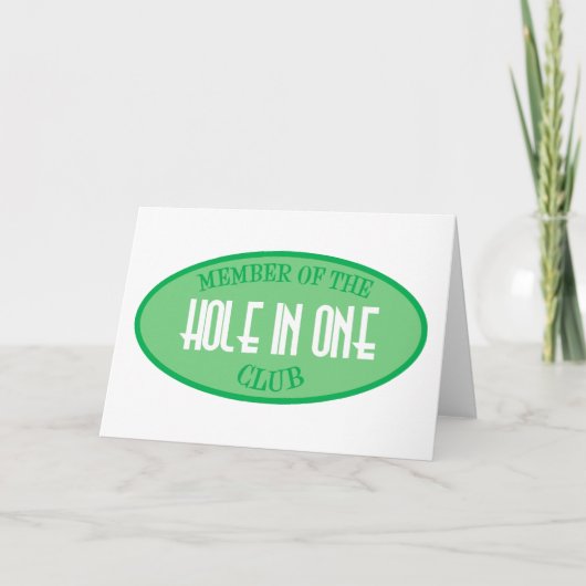 1つのクラブのホールのメンバー カード (正面)