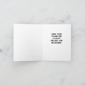 1つのクリスマスにゴルフホール シーズンカード (内部)