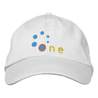 1つのコミュニティ草の根シンクタンク刺繍キャップ 刺繍入りキャップ