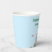 1つのゴルフの赤ちゃんシャワーの穴 紙コップ (右)