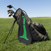 1つのゴルフタオルの穴 ゴルフタオル (グリーン)