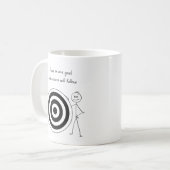 1つのゴールに焦点を当てやる気を起こさせる- Mag コーヒーマグカップ (正面左)