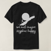 1つのシシ想像フhappyAlbertカマス引用文 Tシャツ (デザイン正面)