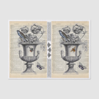 1つのシート上の2つのフローラノードの切り離しティッシュペーパー 薄葉紙