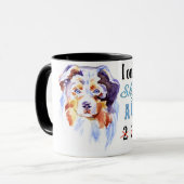 1つのスカイブルーのオーストラリア人のマグだけ マグカップ (正面左)