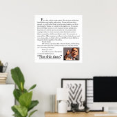 1つのスピーチ。ワンドリーム ポスター (ホームオフィス)