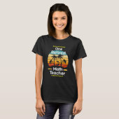 1つのス退職したマス先生ビーチサンセットスクール2019 Tシャツ (正面フル)