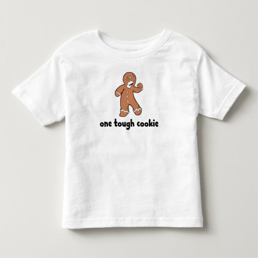 1つのタフなクッキーの子供 トドラーTシャツ (正面)