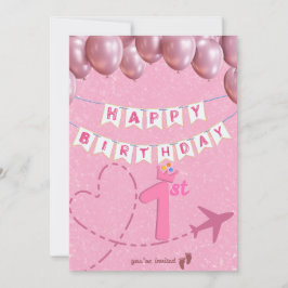 1つのダーフルな瞬間：魔法の1番目の誕生日バッシュ！ 招待状