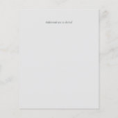 1つのデザインの各種オプションテンプレートセット (裏面)