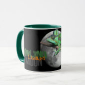 1つのトカゲの月のマグ マグカップ (正面左)