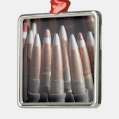 1つのトレーサに4つのボールのラウンドの均等なミックス メタルオーナメント (左)