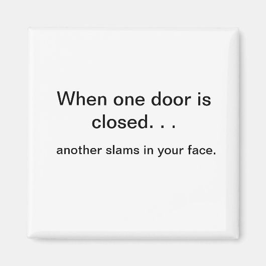 1つのドアが磁石を開けたとき マグネット (正面)