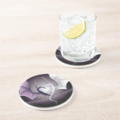 1つのハートのコースターが付いている2つのドラゴン コースター (側面)