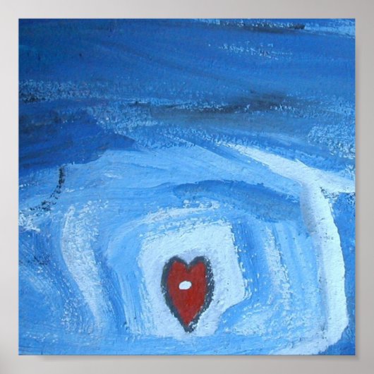 1つのハート ポスター (正面)