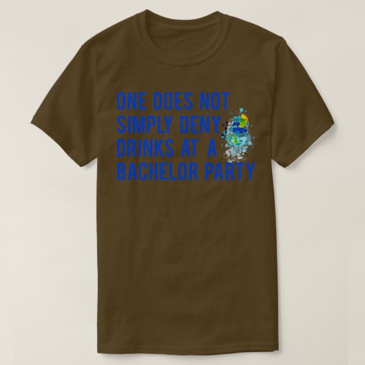 1つのバチェラーパーティーのギフトアイデア2 Tシャツ (デザイン正面)